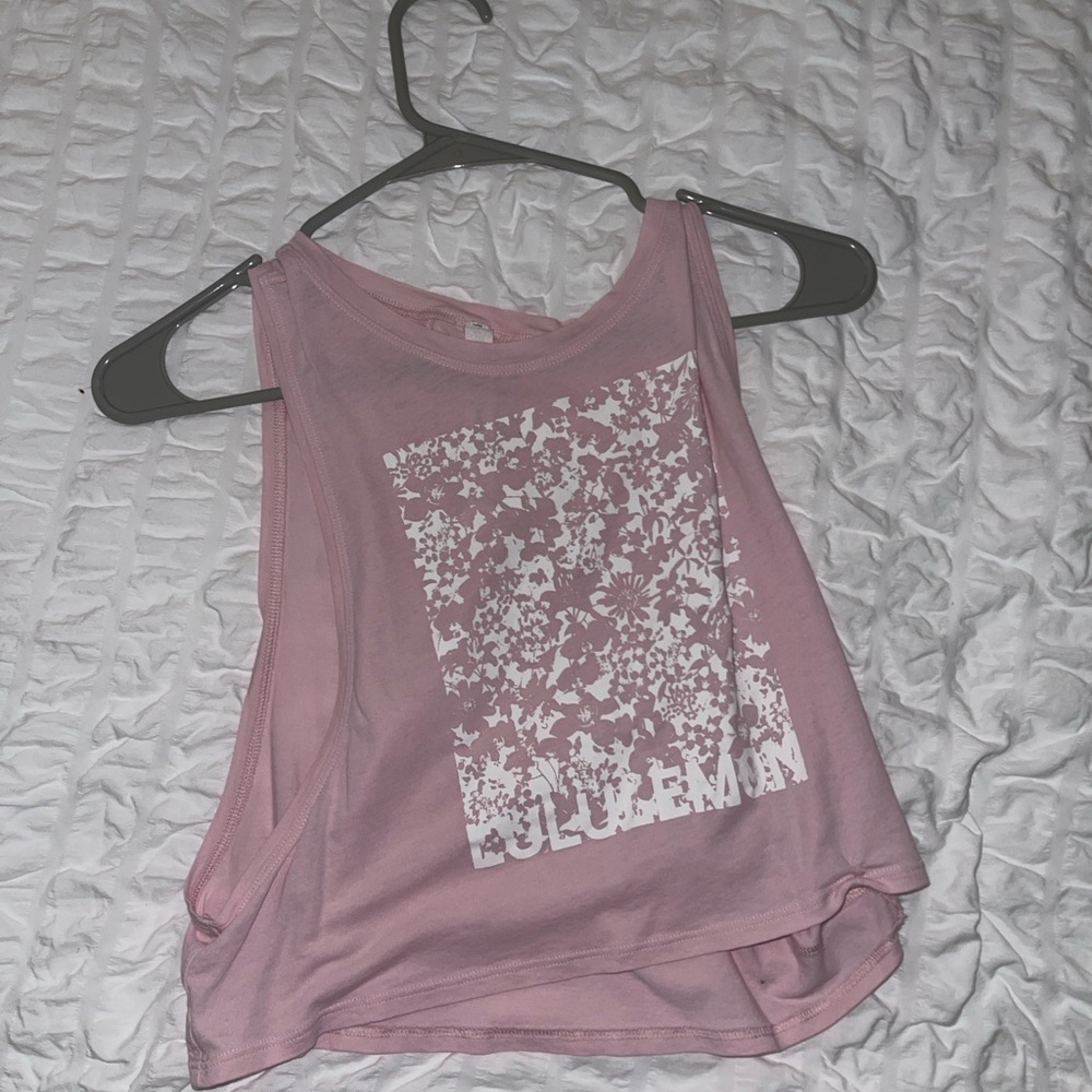 lululemon athletica Mauve Graphic Tank Top